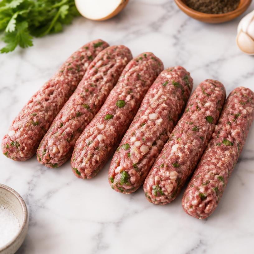 Kafta — sheep product at Boucherie Mar Jerjis